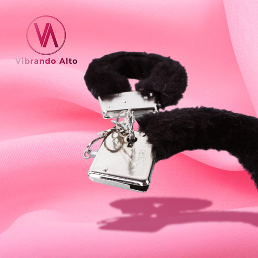 Esposas de peluche color NEGRO