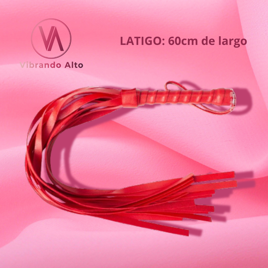 KIT Bondage Rojo + Vibrador (7 Piezas) 😈