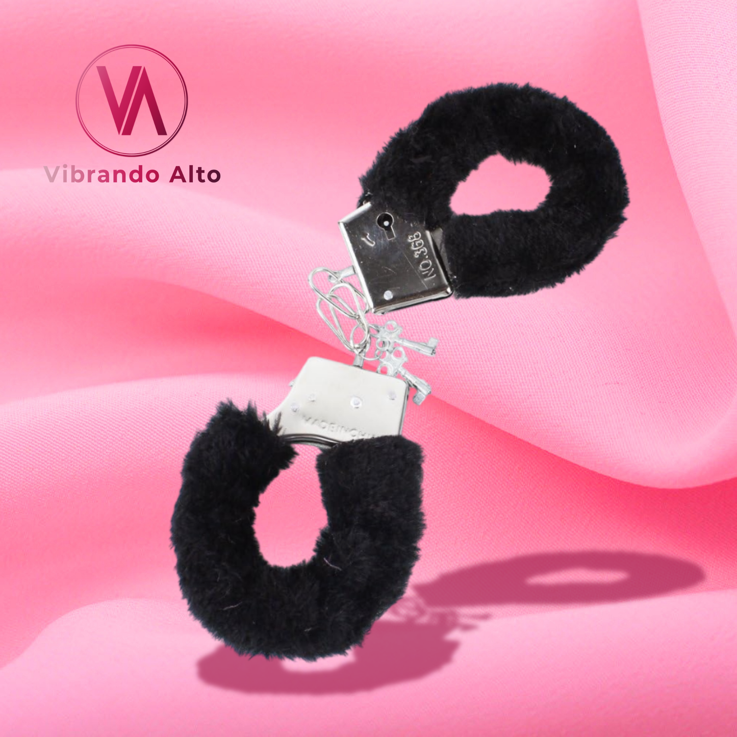 Esposas de peluche color NEGRO